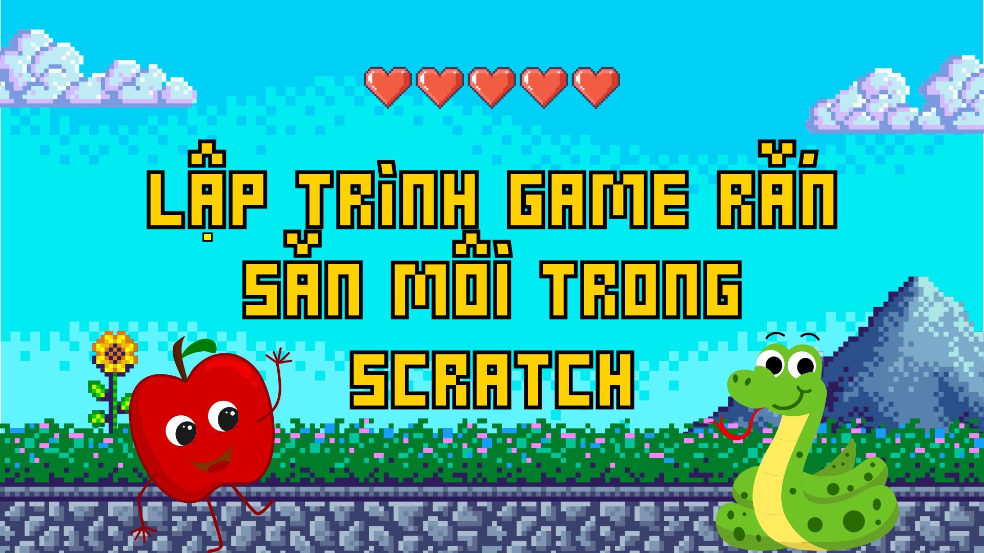 Lập trình game rắn săn mồi trong Scratch