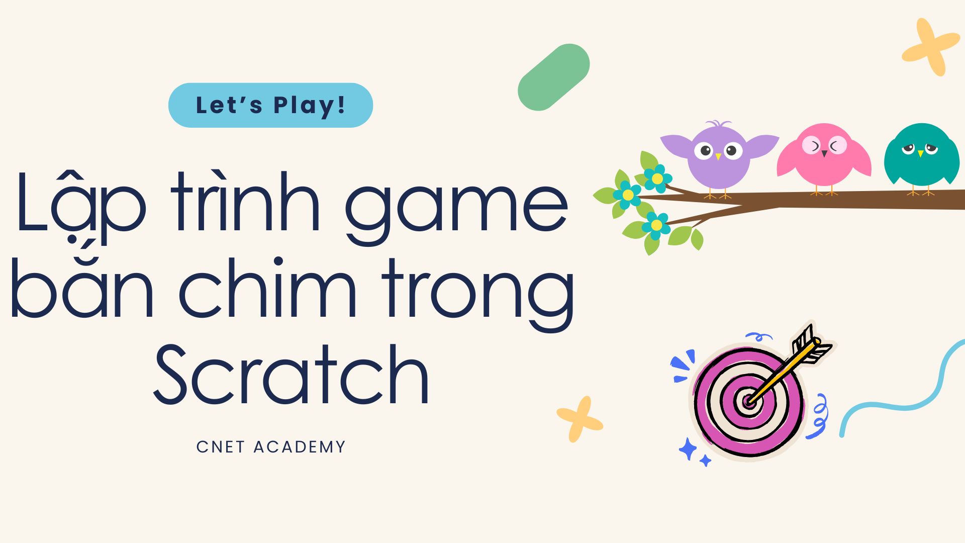 Lập trình game bắn chim trong Scratch